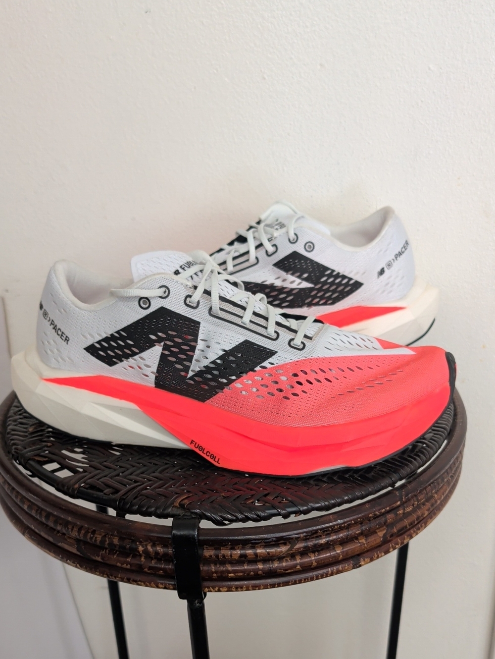 New Balance FuelCell SuperComp Pacer v2 Urgent Red Men Size 12 D